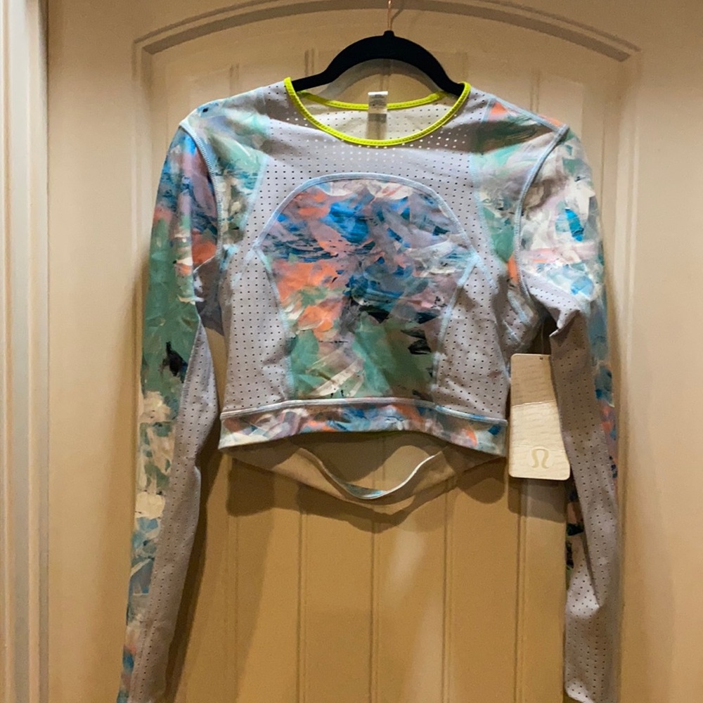 NWT Water Paddle Crop Top Lululemon